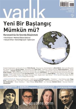 Varlık Aylık Edebiyat ve Kültür Dergisi Haziran 2020