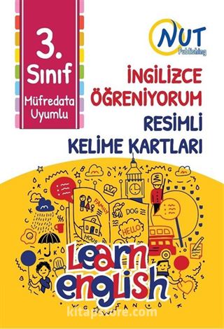 3. Sınıf İngilizce Öğreniyorum Resimli Kelime Kartları