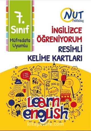 7. Sınıf İngilizce Öğreniyorum Resimli Kelime Kartları