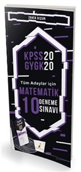 2020 KPSS Matematik 10 Deneme Sınavı Dijital Çözümlü