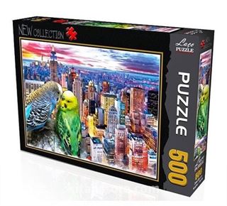 Kuşlar Şehir 500 Parça Puzzle