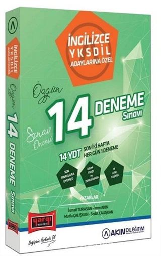 YKSDİL Adaylarına Özel Özgün 14 Deneme Sınavı