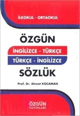 Özgün İngilizce-Türkçe Türkçe-İngilizce Sözlük (Ciltli)