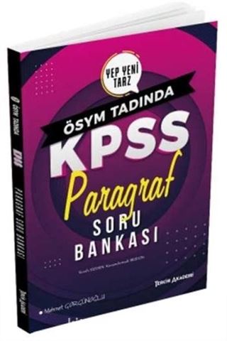 2020 KPSS Paragraf Soru Bankası