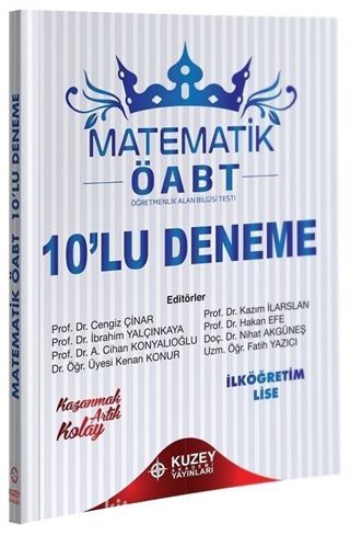 2020 ÖABT İlköğretim-Lise Matematik 10 Deneme Çözümlü