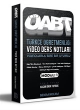 2020 ÖABT Türkçe Öğretmenliği Video Ders Notları Modül 1