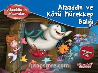 Alaaddin ve Kötü Mürekkep Balığı (Hareketli Kitap)