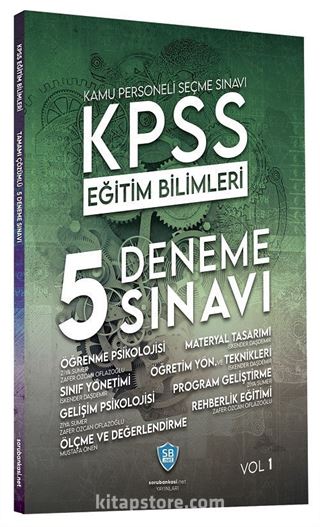 2020 KPSS Eğitim Bilimleri 5 Deneme Çözümlü