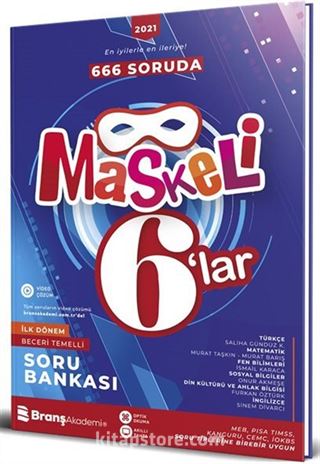 Maskeli 6'lar İlk Dönem Beceri Temelli Soru Bankası