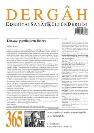 Dergah Edebiyat Sanat Kültür Dergisi Sayı:365 Temmuz 2020