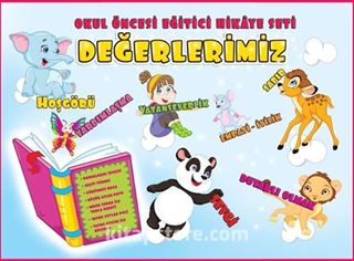 Değerlerimiz Okul Öncesi Eğitici Hikaye Seti (15 Kitap)