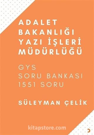 Adalet Bakanlığı Yazı İşleri Müdürlüğü Soru Bankası