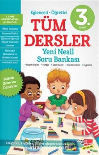 3. Sınıf Tüm Dersler Yeni Nesil Soru Bankası