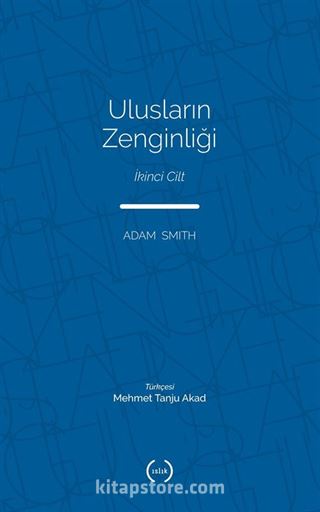 Ulusların Zenginliği (Tam Metin) (2. Cilt)