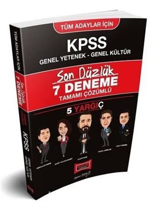 KPSS Genel Yetenek Genel Kültür Tüm Adaylar İçin Son Düzlük Tamamı Çözümlü 7 Deneme