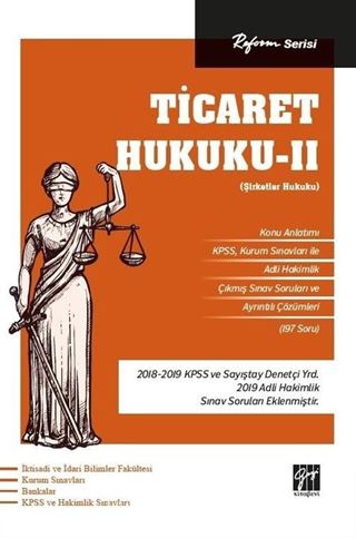 Ticaret Hukuku - II (Şirketler Hukuku) / Reform Serisi