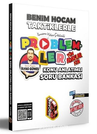 2022 Tüm Adaylar İçin Taktiklerle Problemler Konu Anlatımlı Soru Bankası