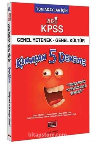 2020 KPSS Genel Yetenek Genel Kültür Konuşan Çözümlü 5 Deneme