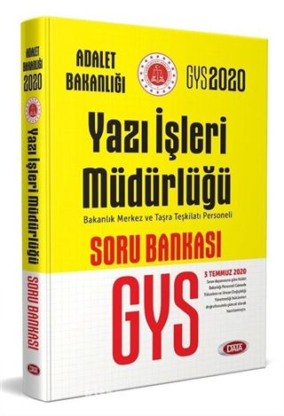 Adalet Bakanlığı Yazı İşleri Müdürlüğü GYS Soru Bankası