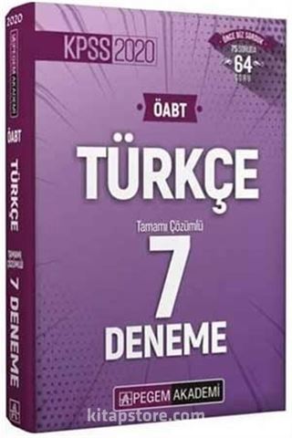 2020 KPSS ÖABT Türkçe Öğretmenliği Tamamı Çözümlü 7 Deneme