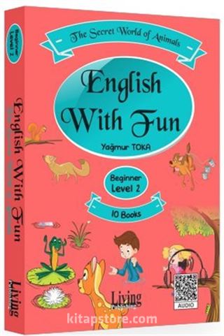 English With Fun (The Secret World of Animals) (Beginner - Level 2 - 10 Books)