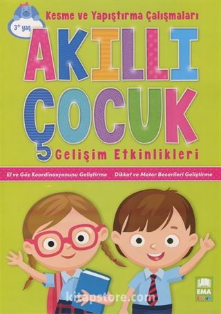 Akıllı Çocuk Kesme ve Yapıştırma Çalışmaları Gelişim Etkinlikleri (3+ Yaş)