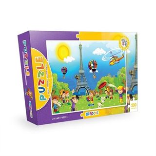 200 Parça Puzzle - Kule ve Çocuklar (BF151)