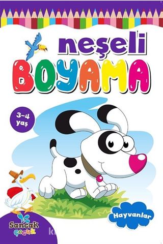 Neşeli Boyama - Hayvanlar ( 3-4 Yaş )