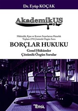 Akdemikus Borçlar Hukuku Genel Hükümler Çözümlü Özgün Sorular