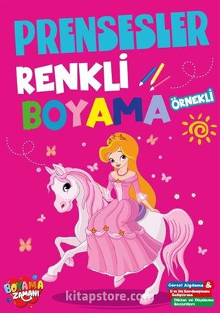 Renkli Boyama İlk Boyamalarım (3-4 Yaş)