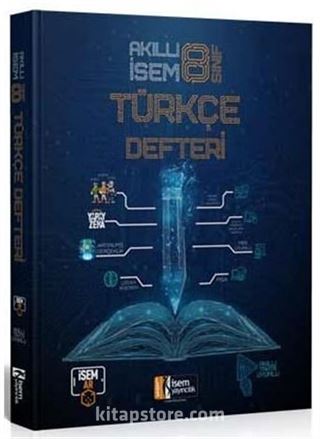 8. Sınıf Akıllı İsem Türkçe Defteri