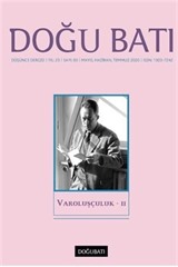 Doğu Batı Dergisi 93. Sayı Varoluşçuluk - II