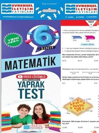 6. Sınıf Matematik Yeni Nesil Yaprak Test