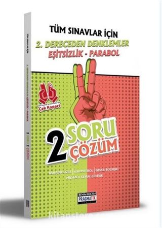 Tüm Sınavlar İçin 2. Dereceden Denklemler - Eşitsizlik - Parabol 2 Soru 2 Çözüm Fasikülü