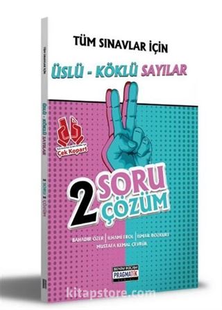 2021 Tüm Sınavlar İçin Üslü-Köklü Sayılar 2 Soru 2 Çözüm Fasikülü