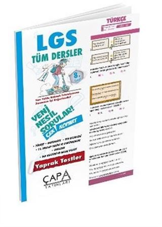 8. Sınıf Tüm Dersler Yaprak Test