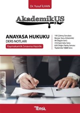 Anayasa Hukuku Kaymakamlık Sınavına Hazırlık Ders Notları