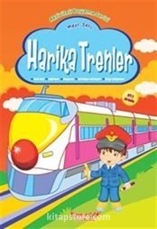 Harika Trenler Boyama Kitabı