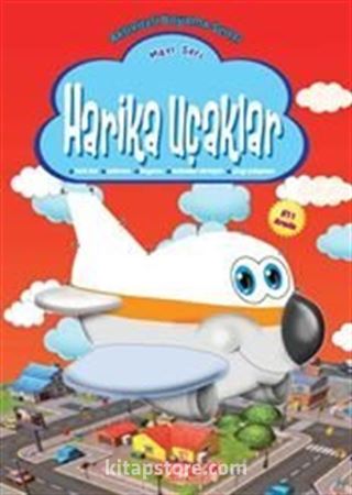 Harika Uçaklar Boyama Kitabı