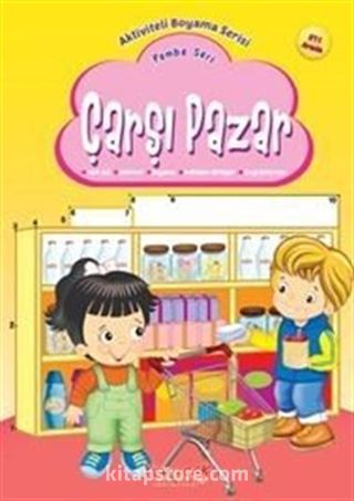 Çarşı Pazar Boyama Kitabı