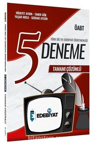 ÖABT Türk Dili Edebiyatı 5 Deneme Çözümlü