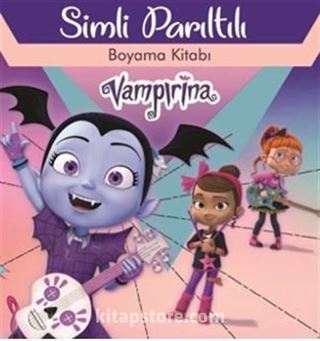 Disney Vampirina Simli Parıltılı Boyama Kitabı