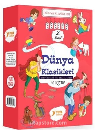 2. Sınıf Dünya Klasikleri Serisi (10 Kitaplık Set)