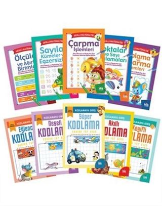 Akıllı Kodlama Ve Matematik Seti (10 Kitap)