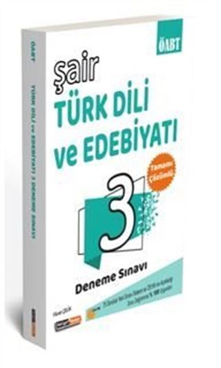 2021 ÖABT Şair Türk Dili ve Edebiyatı Çözümlü 3 Deneme Sınavı