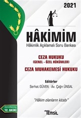 Hakimim Ceza Hukuku (Genel Hükümler- Özel Hükümler) Ceza Muhakemesi Hukuku