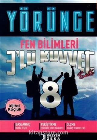 8. Sınıf Fen Bilimleri 3 lü Kuvvet Yörünge Serisi Seti