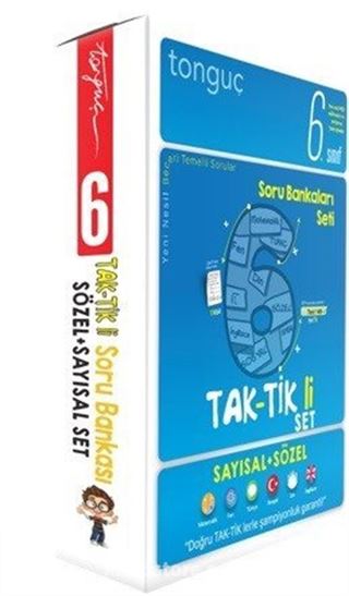 6. Sınıf Tak-Tikli Soru Bankası Seti ( Sayısal - Sözel )