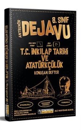 8. SINIF Dejavu T.C. İnkılap Tarihi Ve Atatürkçülük Konuşan Defter