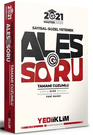 2021 Ales Sayısal Sözel Yetenek Tamamı Çözümlü Soru Bankası